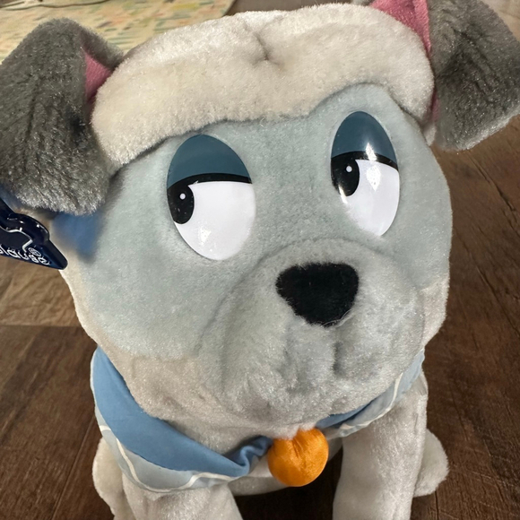 Applause Plush Dog Gray/Blue One Size Stuffed Animal Toy - Picture 6 of 9